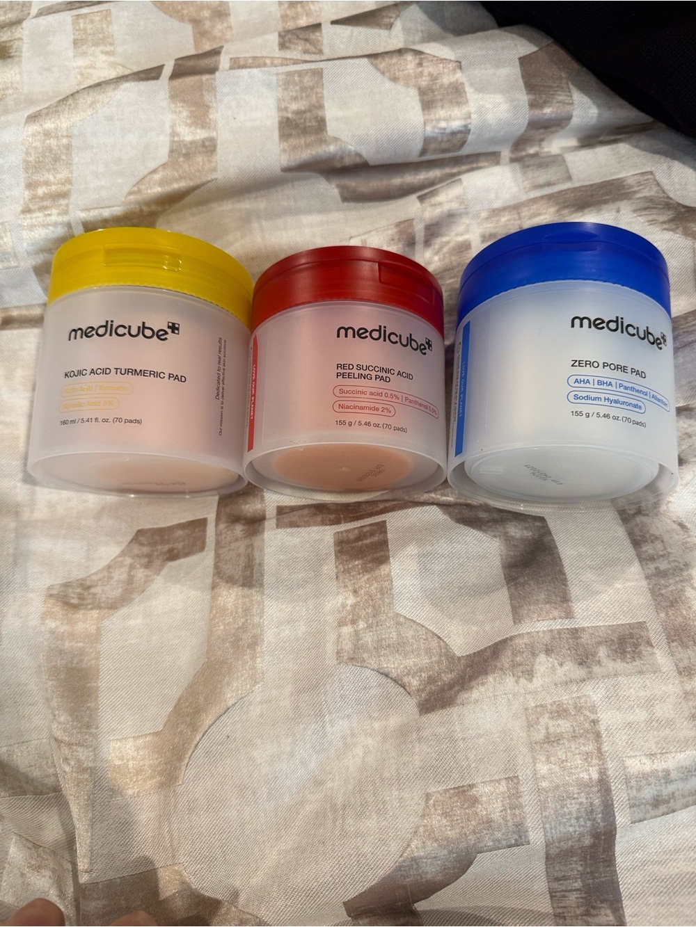Medicube | Exfoliating Skincare 3 pack variety 70 pads in each